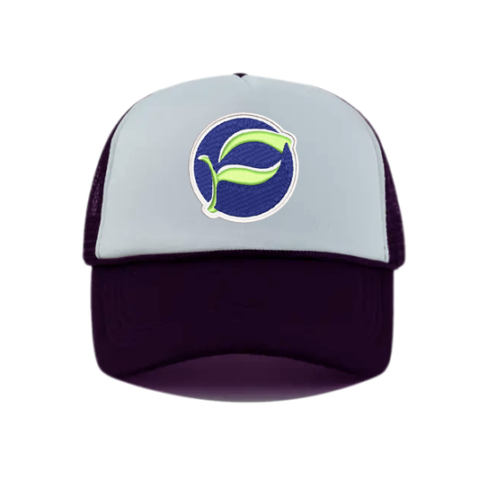 Pretty River Academy Patch Snapback Hat - Black / White