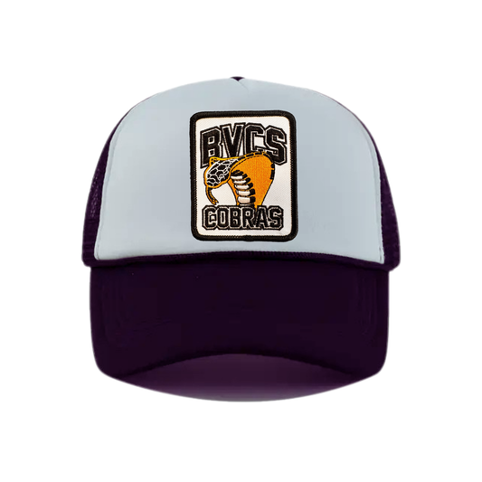 BVCS Cobras Patch Snapback Hat - Black / White