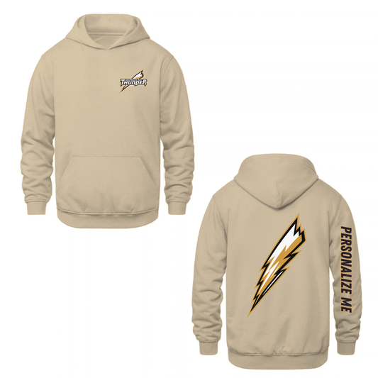 Georgian Bay Thunder Bolt Hooded Sweatshirt - Sand / Optional Personalization