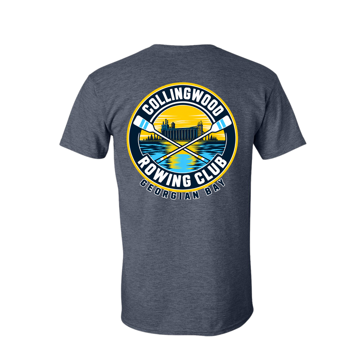 Collingwood Rowing Club – Terminals Sunset T-Shirt - Heather Navy