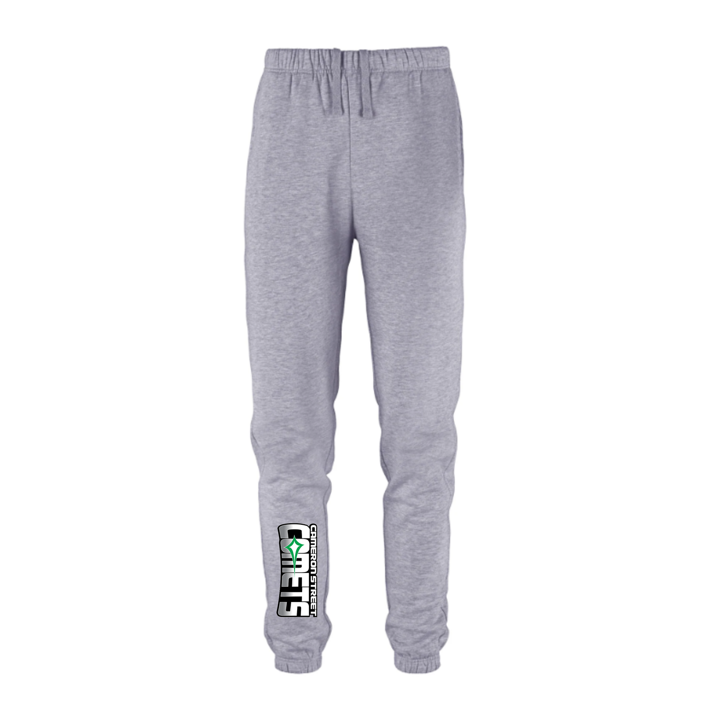 Cameron Street Comets Joggers - Athletic Grey Heather / Large Green Logo