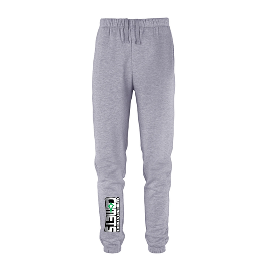 Cameron Street Comets Joggers - Athletic Grey Heather / Large Green Logo