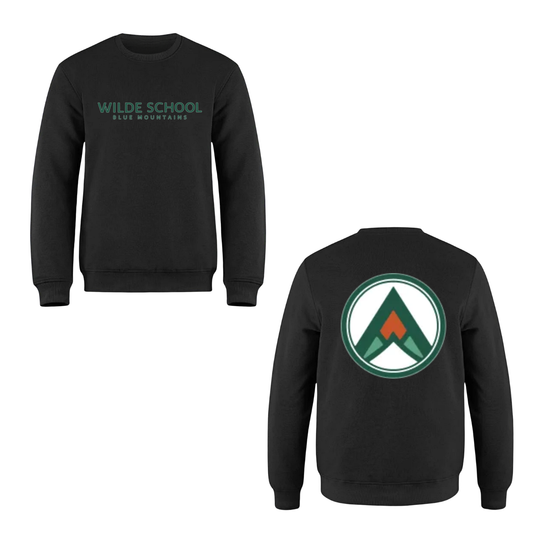 WILDE SCHOOL Crewneck Sweatshirt - Black