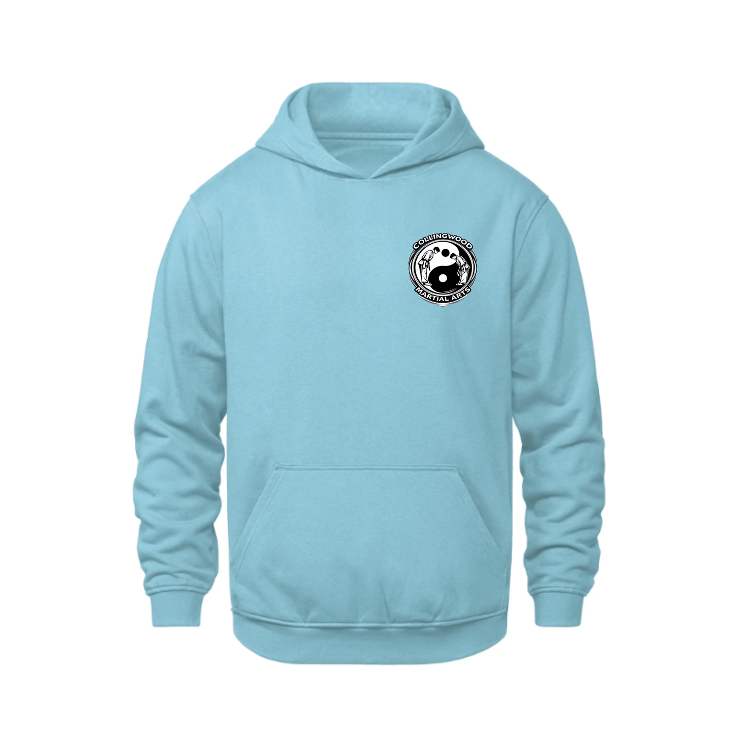 CMAC Hooded Sweatshirt - Dual Logo /  Personalized - Light Blue