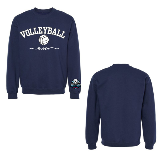 Altitude Volleyball Mom Crewneck Sweatshirt - Navy (Youth & Adult)