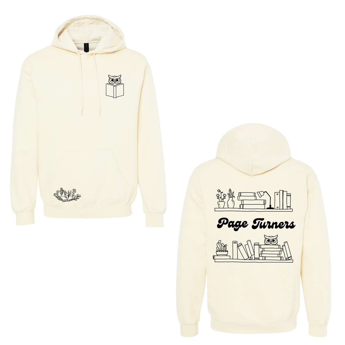 CCI Page Turners Hooded Sweatshirt - Butter Cream