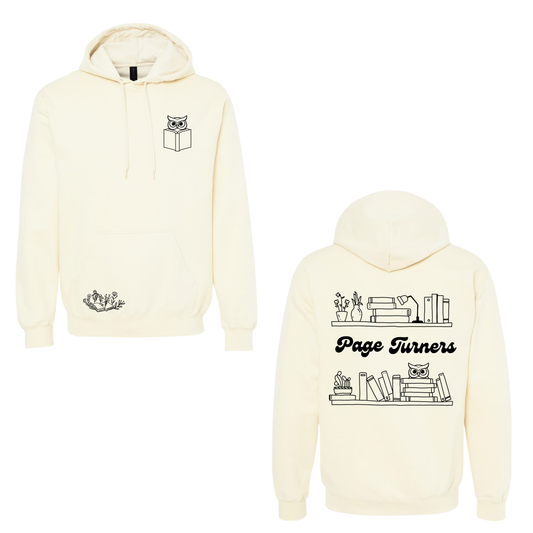 CCI Page Turners Hooded Sweatshirt - Butter Cream