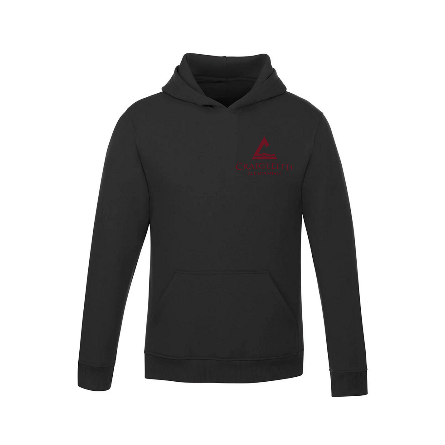 U12 Craigleith All Mountain Summit Slayers Hooded Sweatshirt - Black