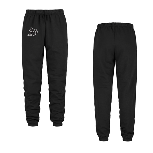 Annette Baseball - A's Logo Joggers / Non-Personalized - Black