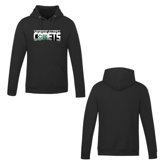 Cameron Street Comets Hooded Sweatshirt - Black / Large Green Logo