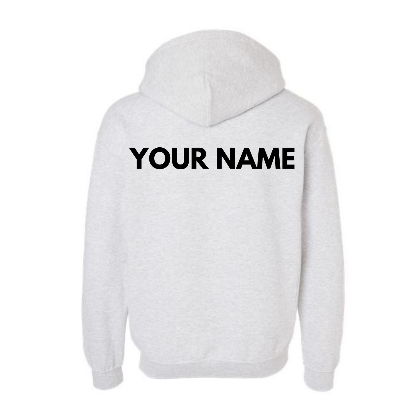 Adult Personalized BVCS Mini Cobra Hooded Sweatshirt - Ash