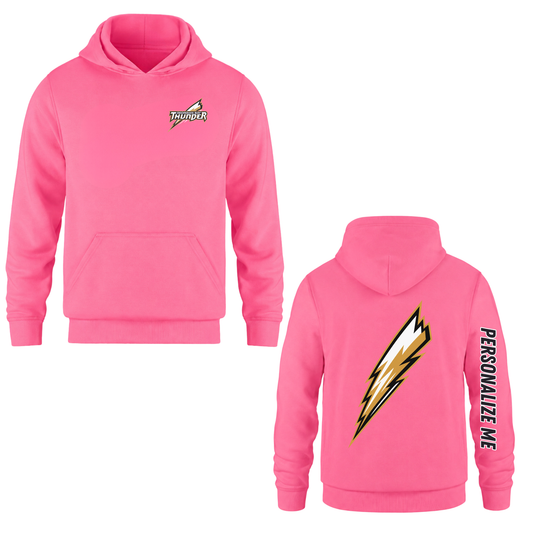 Georgian Bay Thunder Bolt Hooded Sweatshirt - Neon Pink / Optional Personalization