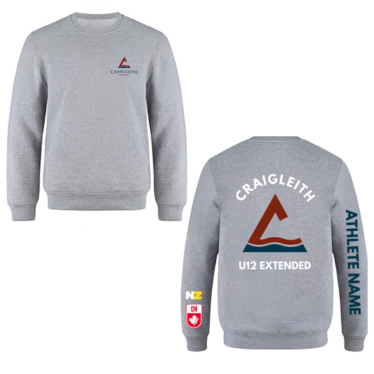 Craigleith U12 Extended Crewneck Sweatshirt - Grey
