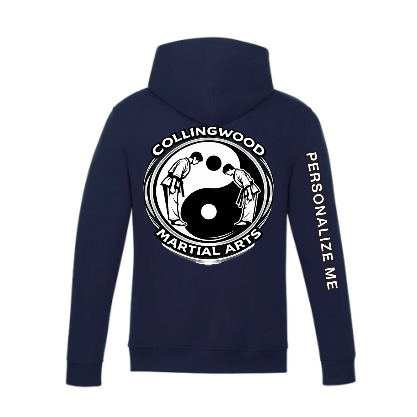 CMAC Hooded Sweatshirt - Dual Logo /  Personalized - Navy