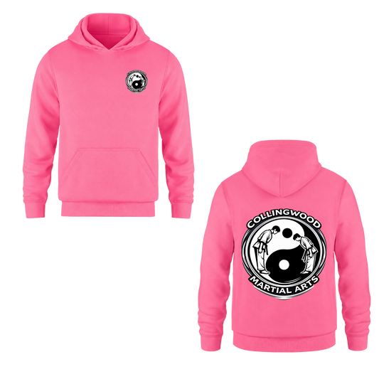 CMAC Hooded Sweatshirt - Dual Logo /  Non-Personalized - Neon Pink