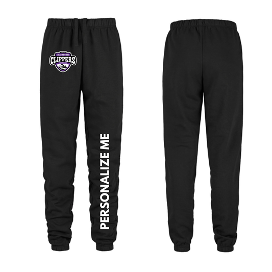 Collingwood Clippers - Personalized Team Joggers - Black