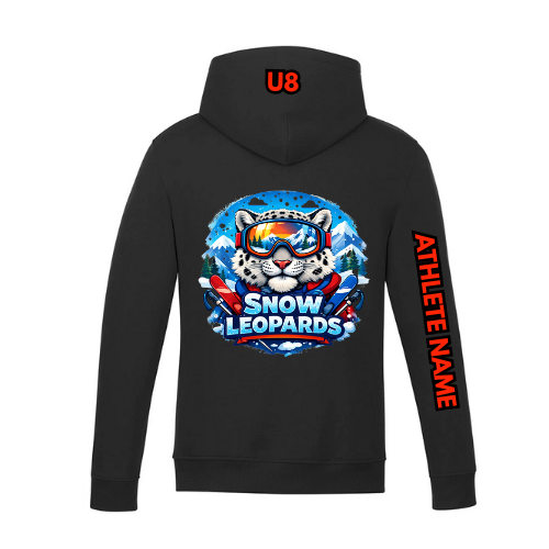 Craigleith Snow Leopards Hooded Sweatshirt - Black