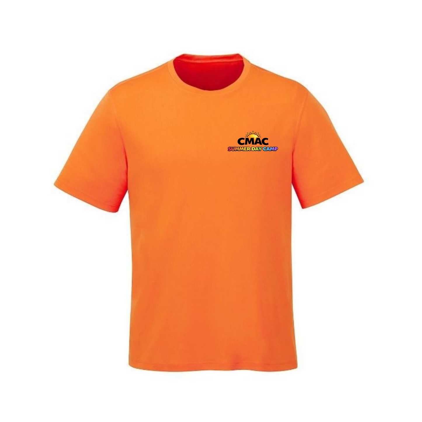 CMAC Dual Logo Camp Tee - Intense Orange