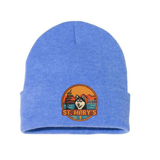 House Water St. Mary's Patch Knit Toque - Heather Royal