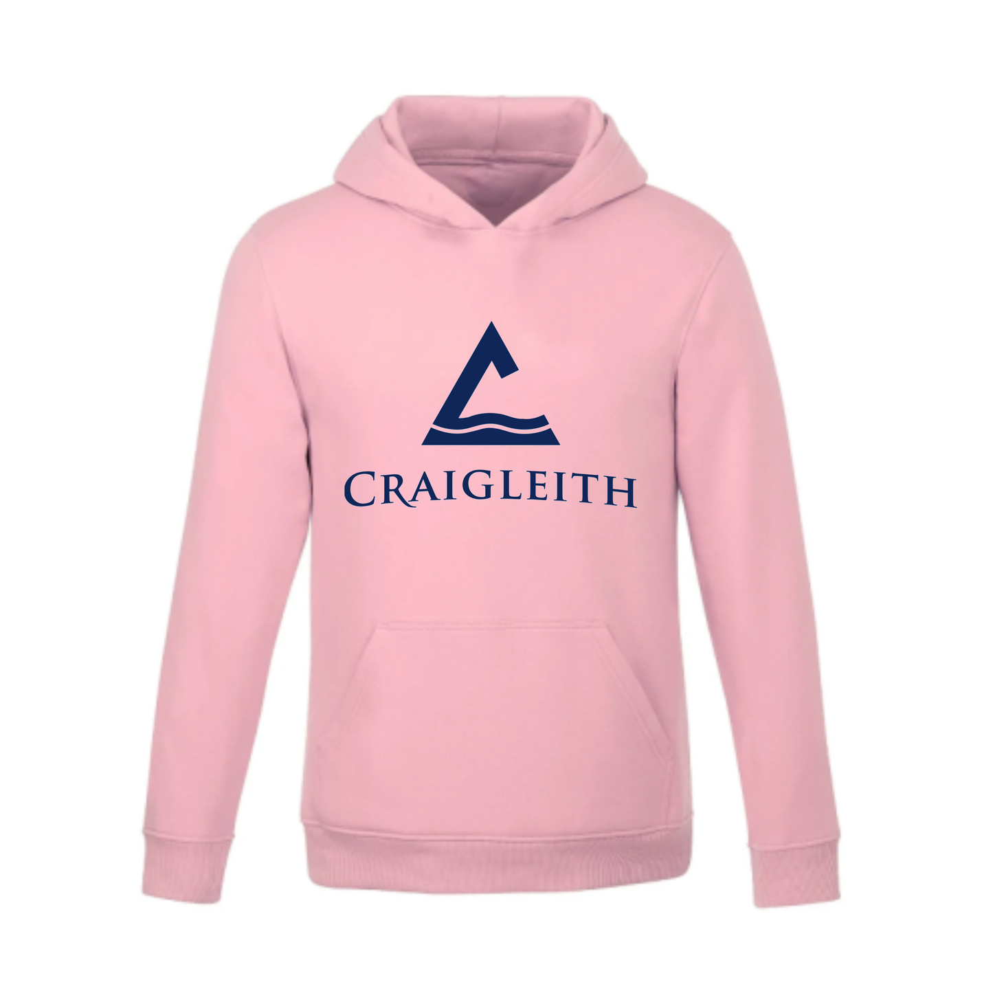 Craigleith Kodiak Bears Hooded Sweatshirt - Pink / Large Logo