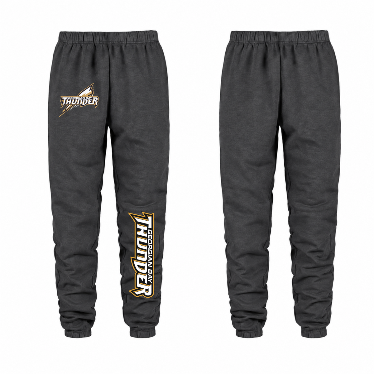 Georgian Bay Thunder Dual Logo Joggers - Charcoal Grey