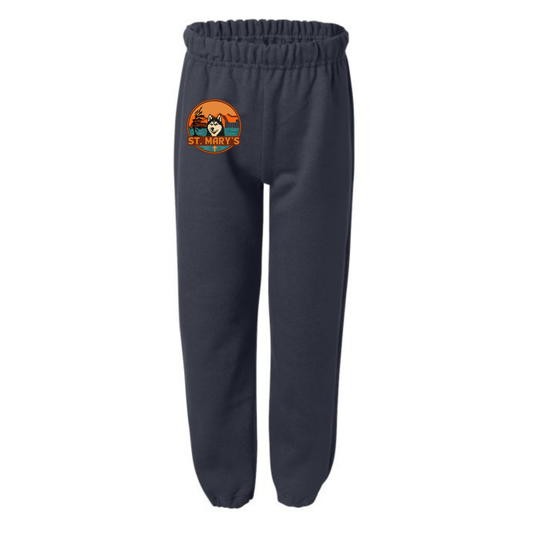House Water St. Mary's Joggers - Mini Logo - Navy