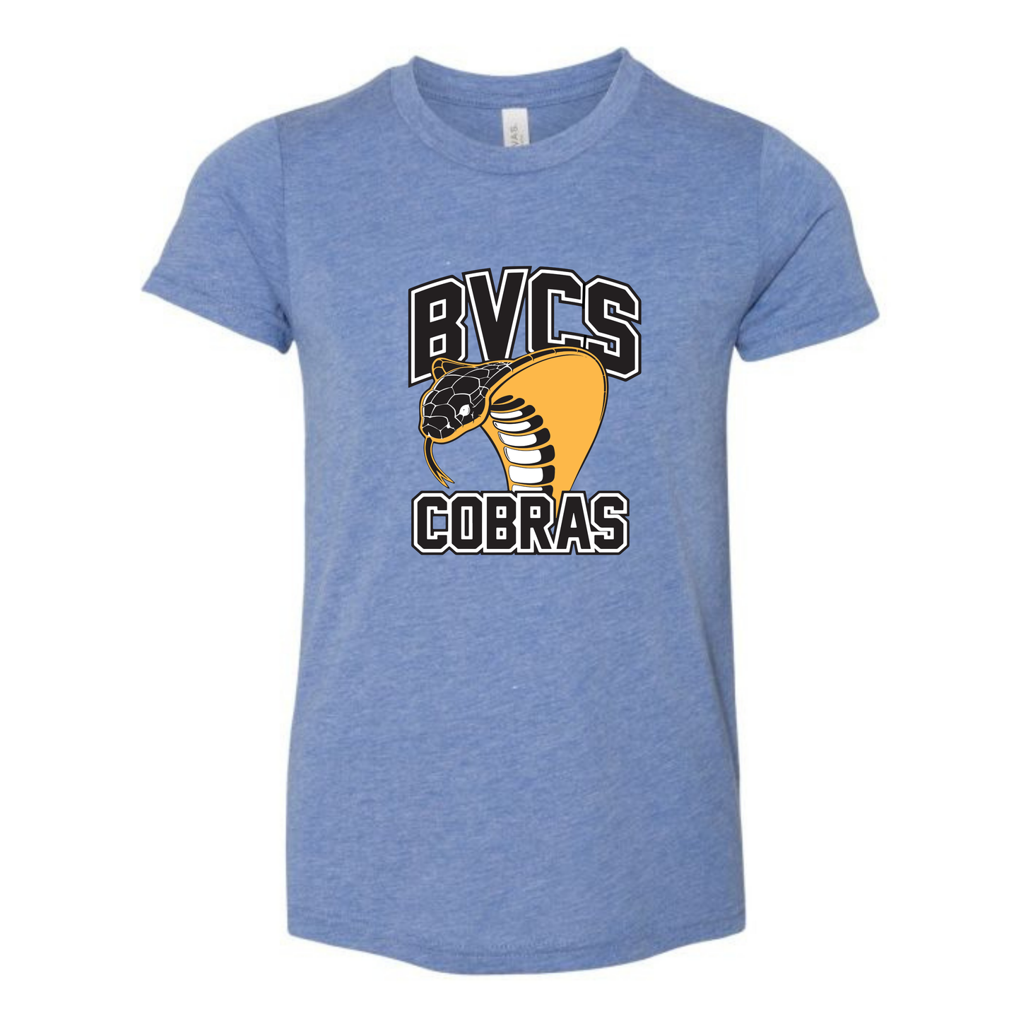 BVCS Cobra Tee - Blue Triblend