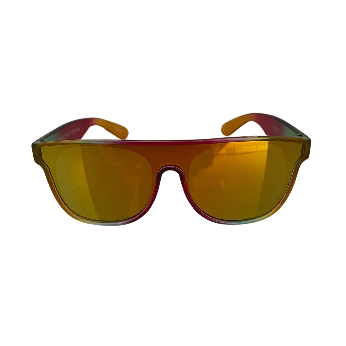 Kids Bright Polycarbonate Sunglasses - Electric Yellow
