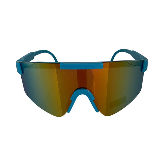 Kids Bright Polycarbonate Shield Sunglasses - How You Doin'?