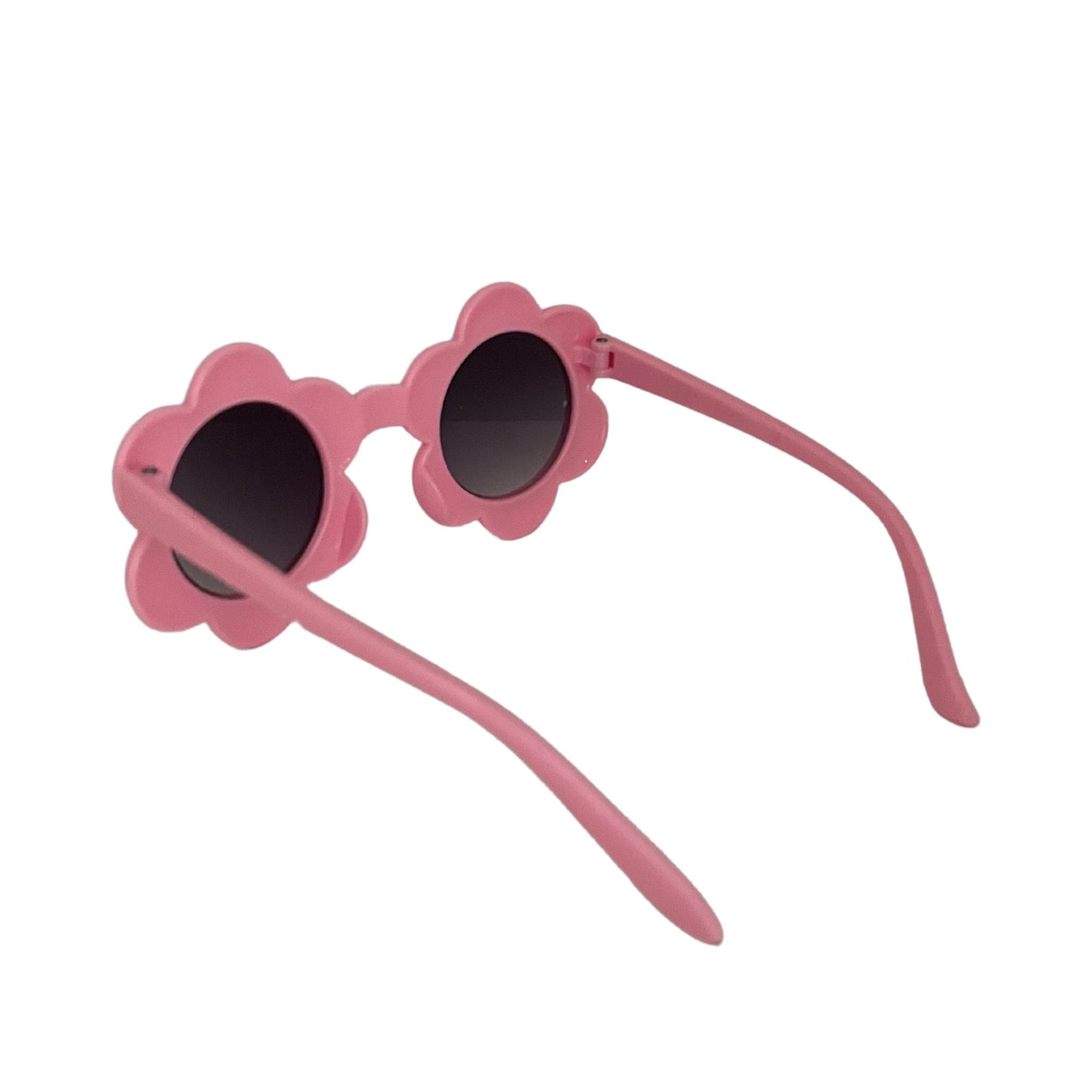 Kids Round Flower Sunglasses - Pink Peony