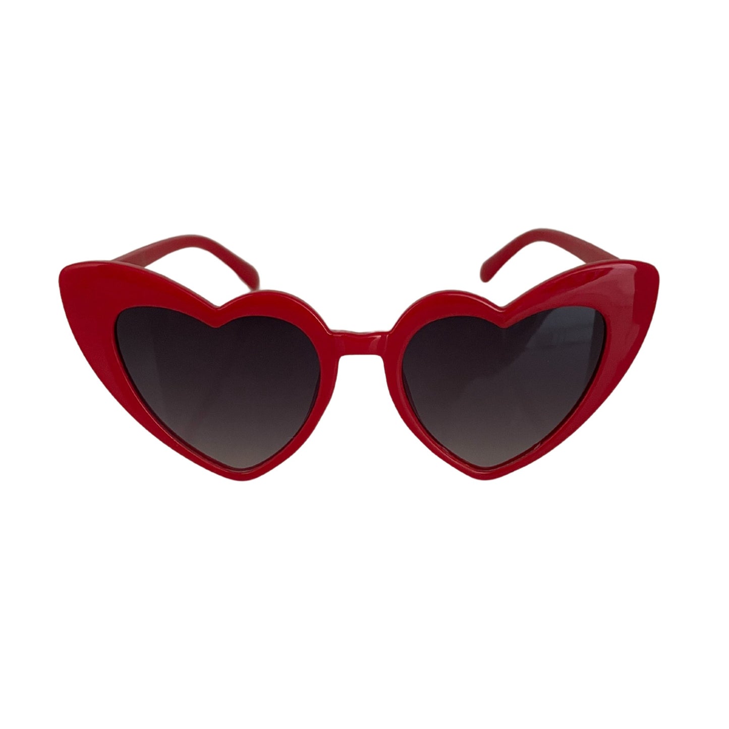 Kids Heart Cateye Sunglasses - Red