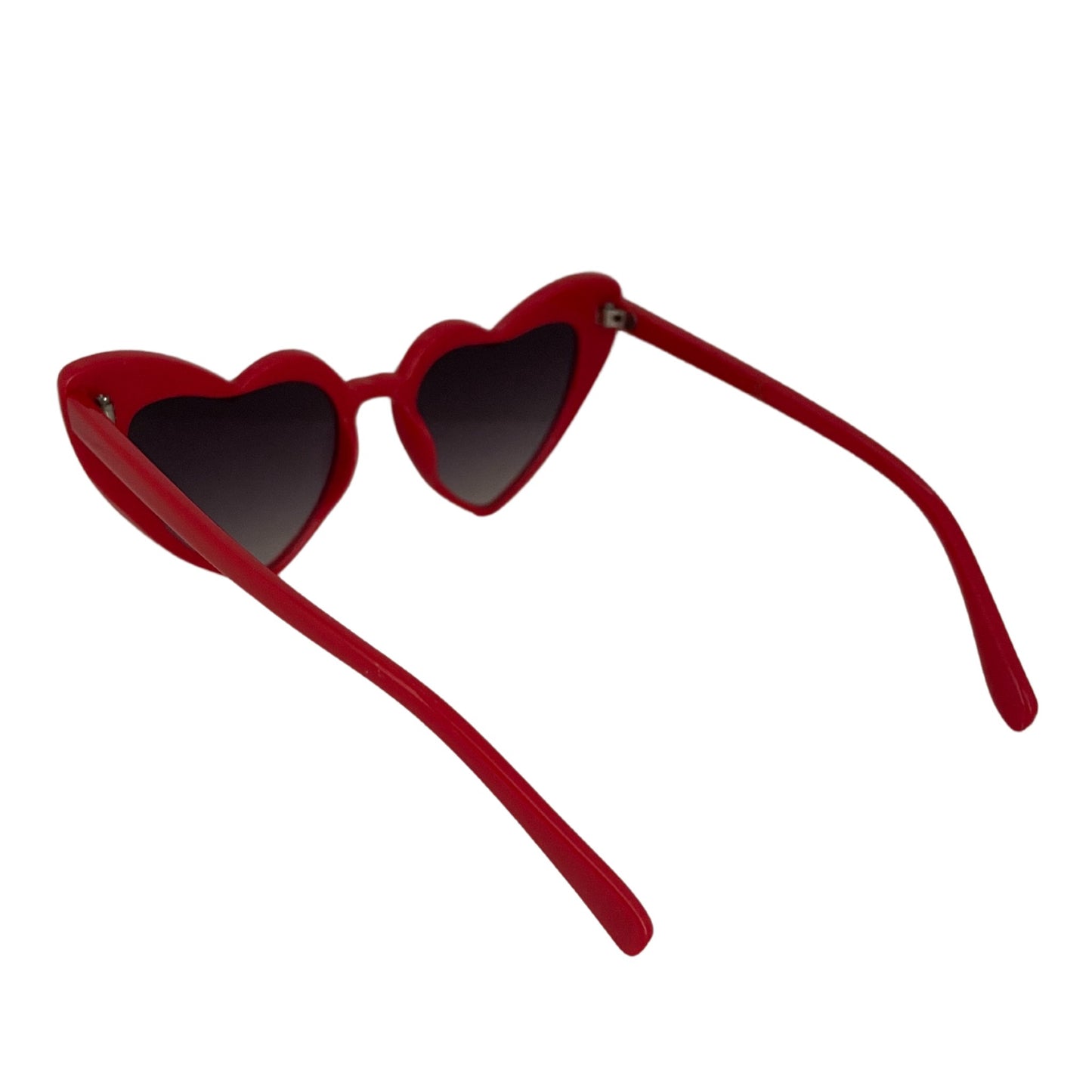 Kids Heart Cateye Sunglasses - Red
