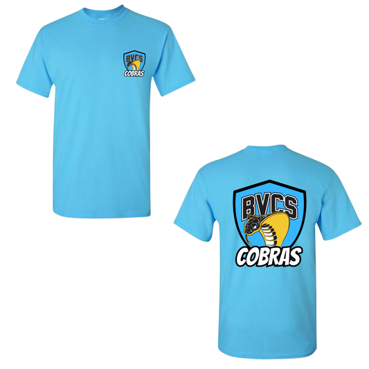 BVCS Neon Blue Cobra Tee - Sky