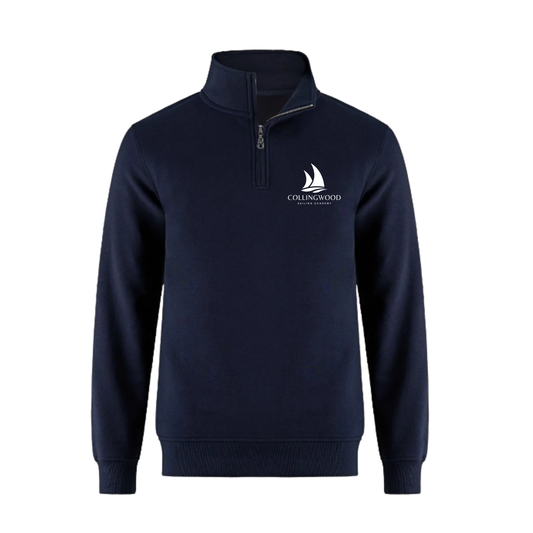 Collingwood Sailing Academy Mini Logo / INSTRUCTOR Quarter-Zip - Navy
