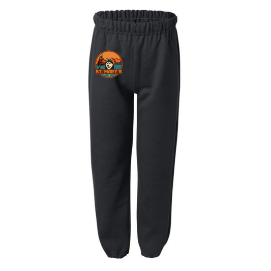 St. Mary's Joggers - Mini Logo - Black