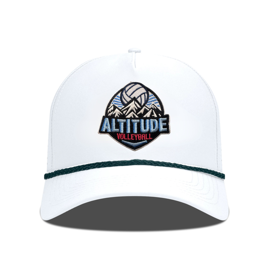 Altitude Patch x Levelwear Gordon Rope Hat - White
