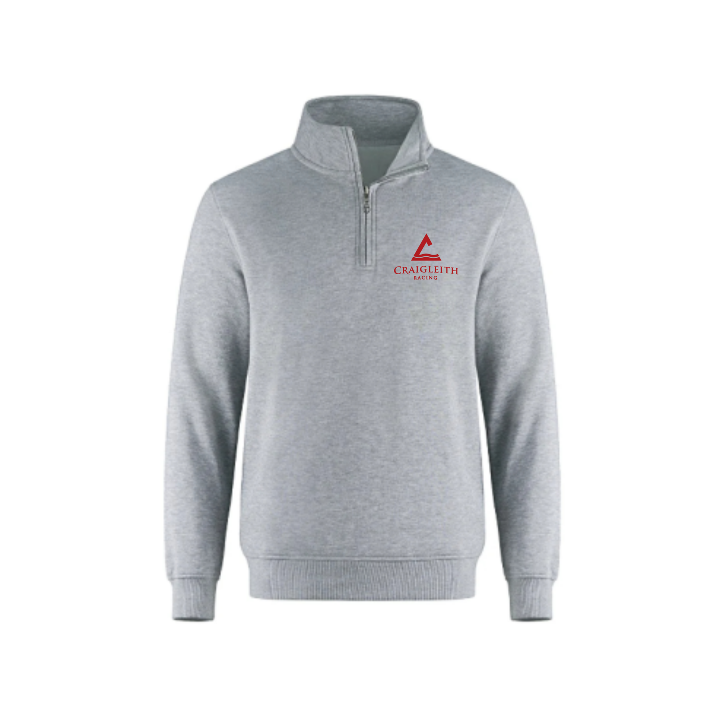 U8 Craigleith Arctic Foxes Quarter Zip Sweatshirt - Grey