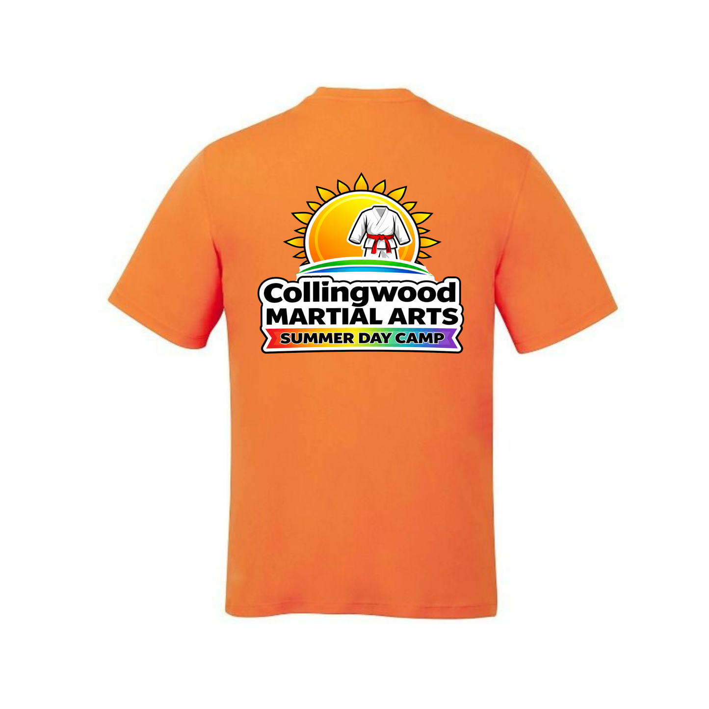 CMAC Dual Logo Camp Tee - Intense Orange