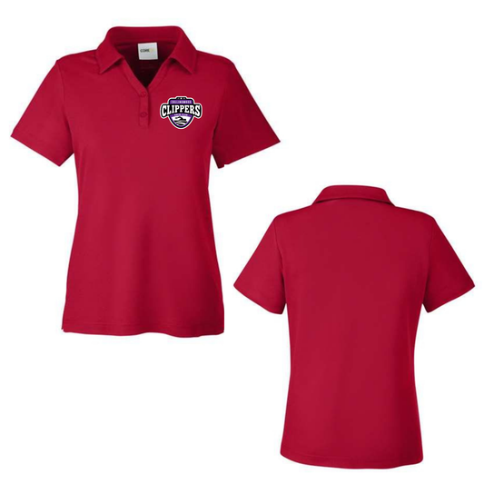 Collingwood Clippers Swim Meet Official Ladies’ Polo - Classic Red
