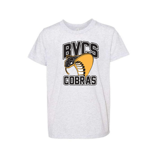 BVCS Cobra Tee - White Fleck Triblend