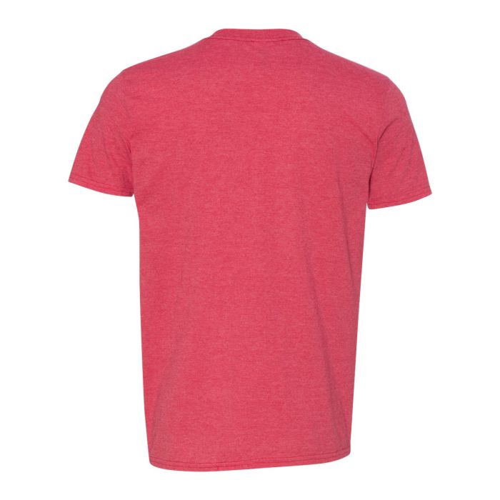 Cameron Street Comets Crewneck Tee - Heather Red / Large Green Logo