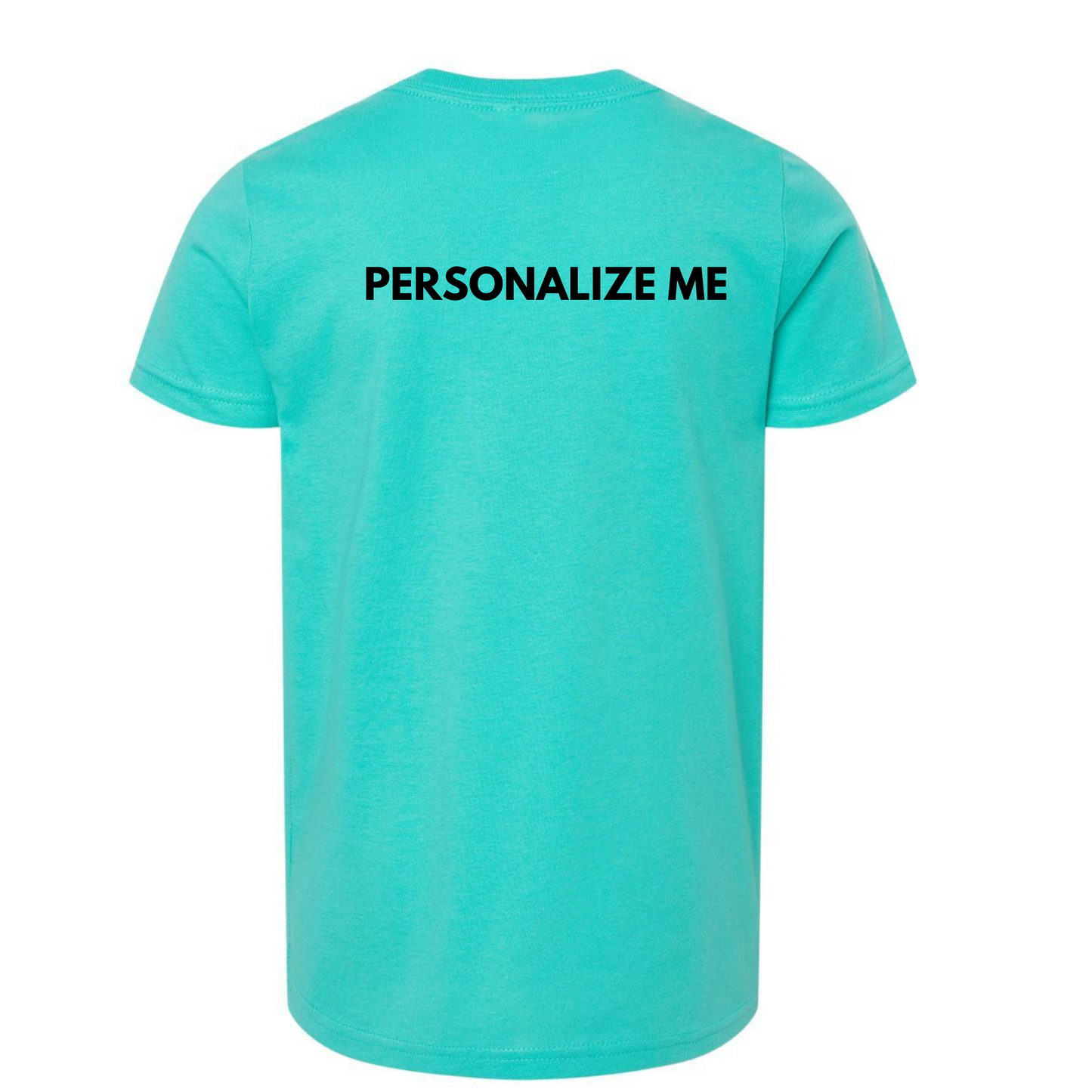 Personalized Altitude Beach Volleyball Oversize Logo Tee - Teal (Youth / Adult)