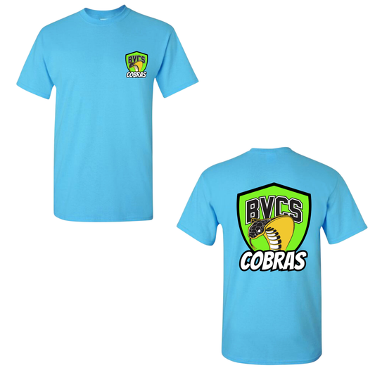 BVCS Neon Green Cobra Tee - Sky