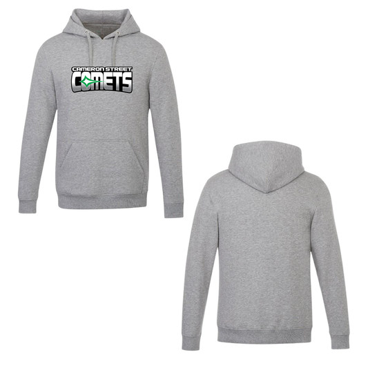 Cameron Street Comets Hooded Sweatshirt - Grey / Large Green Logo