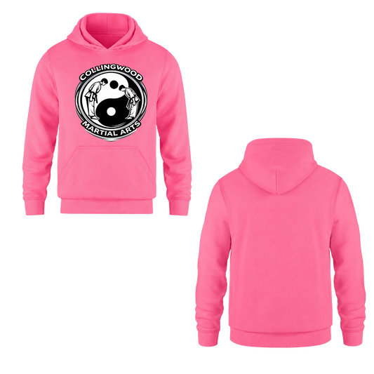 CMAC Hooded Sweatshirt - Oversize Logo /  Non-Personalized - Neon Pink