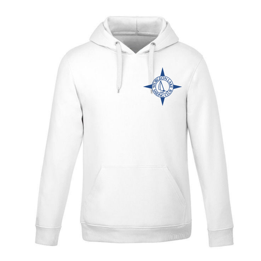 SLSC Mini Logo / COACH Pullover Hoodie - White