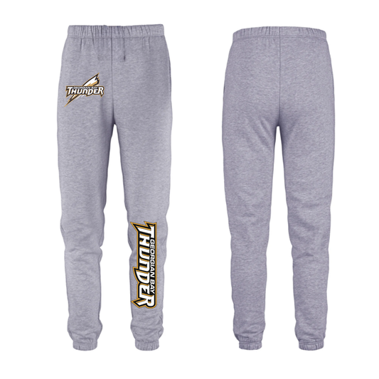 Georgian Bay Thunder Dual Logo Joggers - Athletic Grey Heather