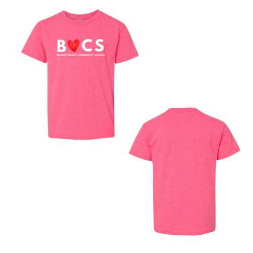 BVCS LOVE Tee - Safety Pink