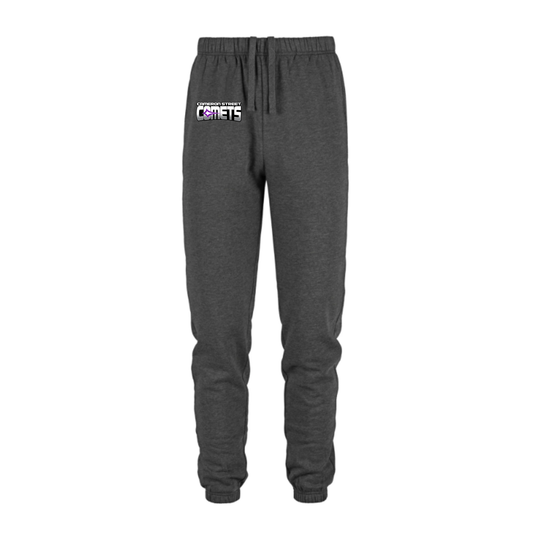 Cameron Street Comets Joggers - Charcoal / Mini Purple Logo
