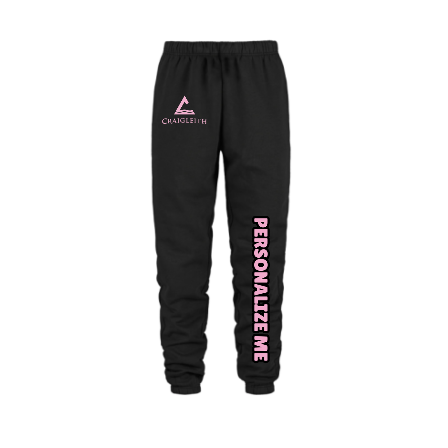 Craigleith Snow Leopards Joggers - Black / Mini Logo